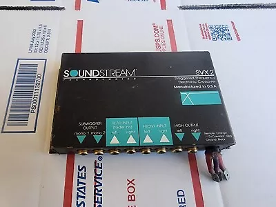 SOUNDSTREAM ELECTRONIC CROSS OVER Car Audio SVX2 80s 90s UNTESTED Saleen Mustang • $25