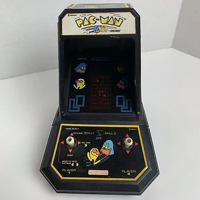 1981 Coleco Vintage Pac-Man Midway Mini Arcade Tabletop Video  Game- WORKING ▶️ • $99.99