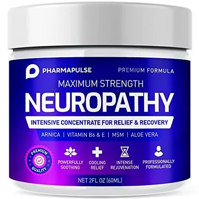 Neuropathy Nerve Therapy & Relief Cream For Foot Hands Legs 2 Fl. Oz • $35.60