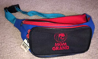 Vintage MGM Grand Las Vegas Logo Zip Multicolored Fanny Pack NWT • $19.99