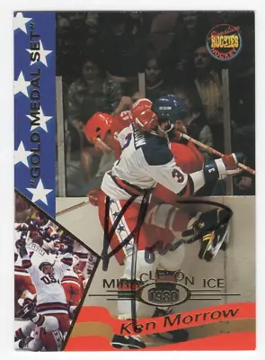 1995 Signature Rookies 1980 Miracle On Ice #21 - Ken Morrow Autograph - TTM • $19.99