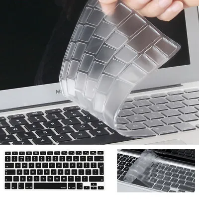 Black Or Clear Keyboard Cover Case For Apple MacBook Air 11 13'/Pro 13/14/15/16 • £2.99