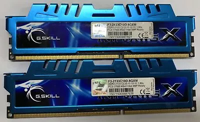 G.SKILL RIPJAWS 8GB 2x4GB 2133MHZ F3-2133C10D-8GXM DIMM CL8 GAMING RAM 240pin • $28.05