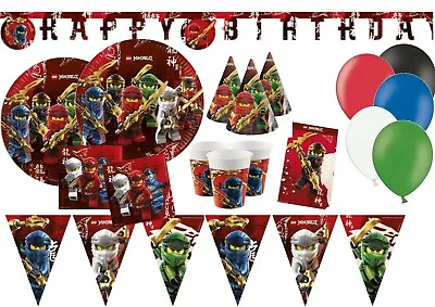 Officially Licensed LEGO Ninjago Tableware Party Decorations Birthday Supplies  • $4.30