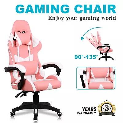 $129 • Buy Gaming Chair Executive Office Chair PU Leather Ergonomic Recliner Chair