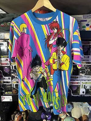 🔥🔥Vintage Yu Yu Hakusho Shirt Anime Manga VTG T Shirt Toni & Guy 21 X 29 🔥🔥 • $150