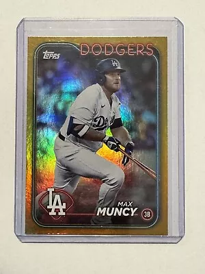 2024 Topps Series 1 Gold Foil Max Muncy #314 Dodgers Sp • $1.99