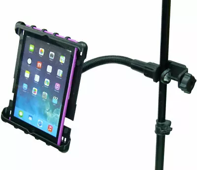 Heavy Duty Music / Mic Stand Tablet Holder Fits Apple IPad 9.7  6th Gen • £37.99