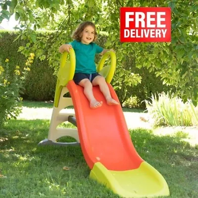 £126 • Buy 5ft Slide Kids Children Toy Garden Outdoor Fun Red Heavy Duty Playset Smoby NEW*