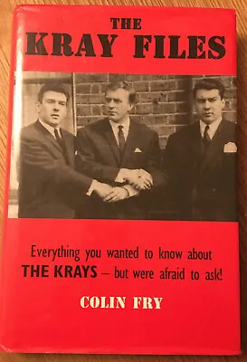 £5 • Buy Ronnie & Reggie Kray:- The Kray Files Hardcover Book By Colin Fry Vgc Kray Twins
