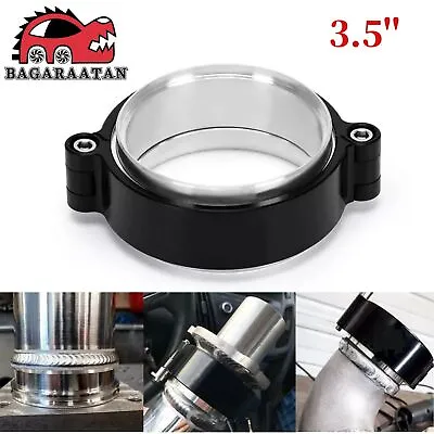 $18.99 • Buy 3.5'' 90mm Aluminum HD V-Band Clamp With Flange Kit For Intake Intercooler Pipes