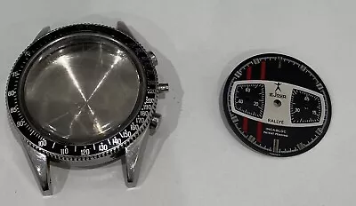 Le Jour Rally  Mario Andretti  Chronograph Valjoux 7733 Watch Case & Dial Only • $1000
