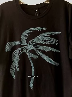 Vivix 659 Gale Tee Shirt Palm Tree Storm Men's Large L New • $17