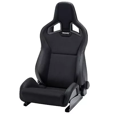 Recaro Sportster CS Bucket Seat - Black Ambla Leather/Dinamica Suede - Left Hand • $3360.89