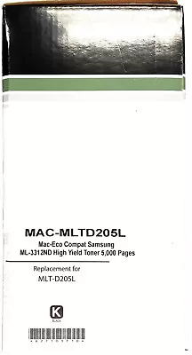 Compatible Samsung MLT-D205L (ML-2213ND) (5000 Page Yield) • $30