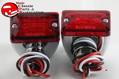 Custom Mini LED Lights Red Stop Tail Turn Signal Clearance Marker Truck Hot Rod • $32.22