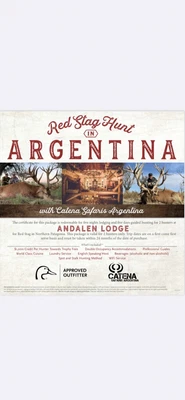 $2200 • Buy Full Lodging Red Stag Hunt-2 People-5 Days