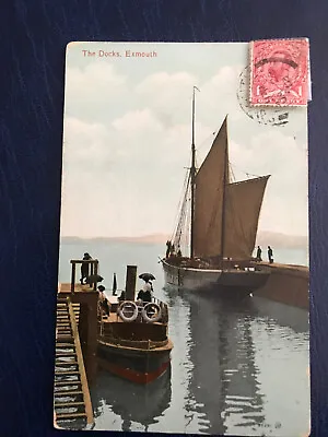 £2.99 • Buy Vintage Postcard The Docks Exmouth Devon 