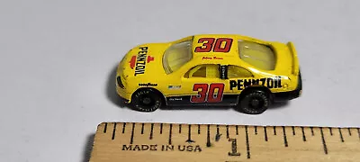 Yellow Stock Car NASCAR 30 Pennzoil Racing 2 Champions Mini Micro Rare Vintage • $5.49