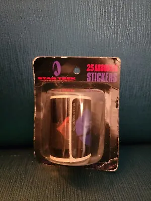 $4.99 • Buy  Star Trek Generations 25 Assorted Stickers Roll- 5 Different Designs! 1994