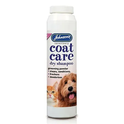 £5.40 • Buy New Johnson's Coat Care Dry Shampoo Cats & Dogs (BABY POWDER FRAGRANCE) 85g 