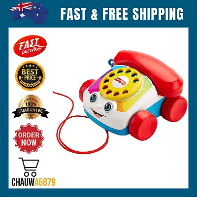 Fisher Price Chatter Telephone Pull Toy Phone For Walk Along Play Baby Toys AU • $12.89