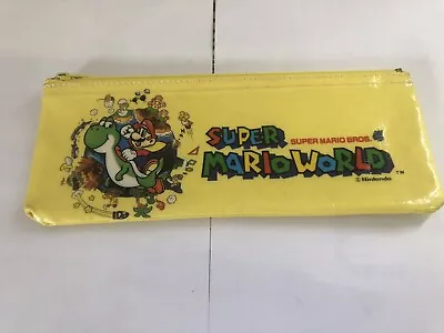 Nintendo Super Mario Bros. 4 Super Mario World Pencil Case Vintage Rare • $19.31