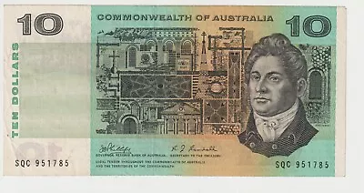 1968 Comm Of Australia $10 Dollars Banknote Phillips/Randall  R303 - Fine #31732 • $28