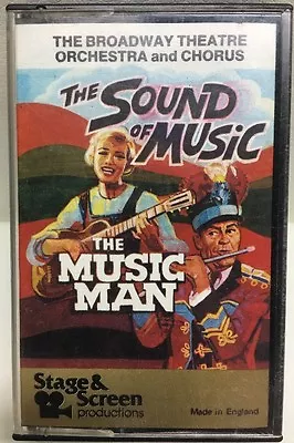 The Sound Of Music & The Music Man Broadway Cassette Tape SSC-705 • $19.99