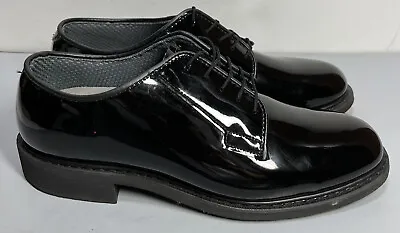 Capps Shoes Military Dress (gloss Black Men's Size 8 E) • $35.23