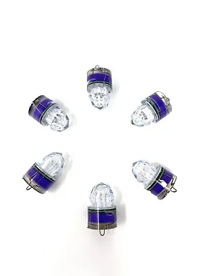 LED Diamond Deep Drop Fishing Light Underwater Strobe Flashing  6pc Purple • $24.99