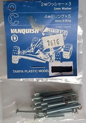 Tamiya 9465317 Vanquish Screw Bag “D   RC Car Vintage Model Parts Spare Nos • $45.61