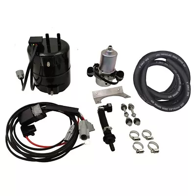 Universal Power Brake Booster 12V Electric Vacuum Pump Kit With 2L Reservoir • $268