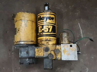 Working Meyer E-57 Snow Plow Pump E47 E57 E60 Hydraulic Unit Rebuildable Core • $500