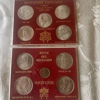 Two (2) Vatican City Coin Sets. See Photos. • $23