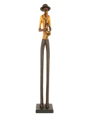 Jazz Band Range | Standing Tall Resin Saxophonist Figurine | Sax Player • £31.95