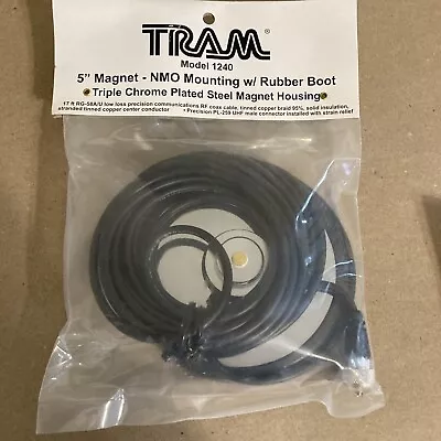 Tram Antenna Mount Model 1240 5  Magnet NMO Mount With Cable • $40