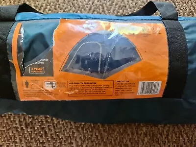 Halfords 2 Person Dome Camping Tent Blue • £19.99