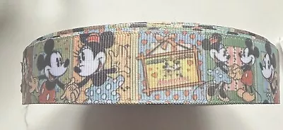 Disney Mickey And Minnie Vintage Style Grosgrain Ribbon Brand New 2 Metres  • £4