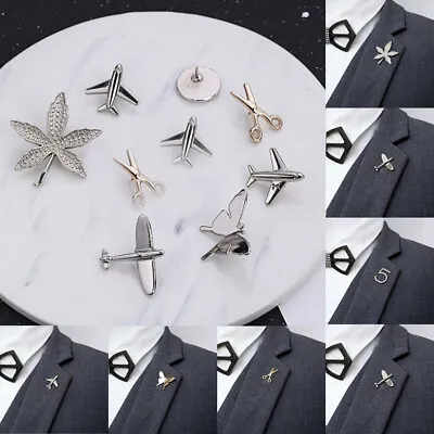 Elegant Men's Lapel Pins Retro Brooch Pin Jewelry Suit Shirt Collar Accessories • £2.35