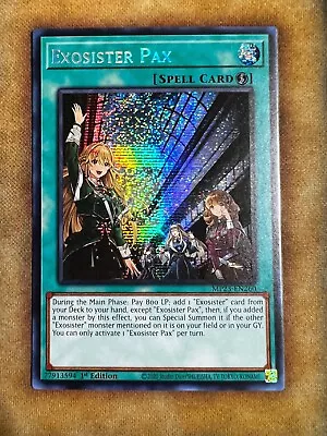 Yugioh Exosister Pax MP23-EN260 Secret Rare 1st Ed NM • $2.94