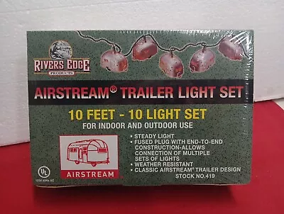 FACTORY SEALED Rivers Edge Airstream Trailer 10 Light Set 10' Indoor Outdoor  • $35