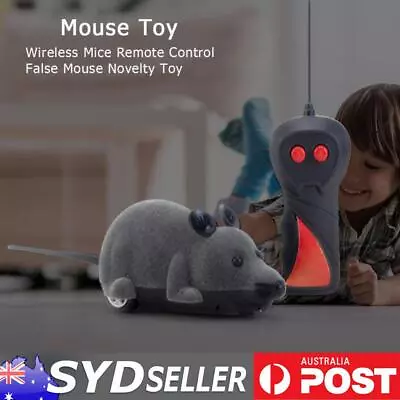 RC Mouse Toys Wireless Mice Remote Control False Mouse Novelty Toy (Grey) • $10.99