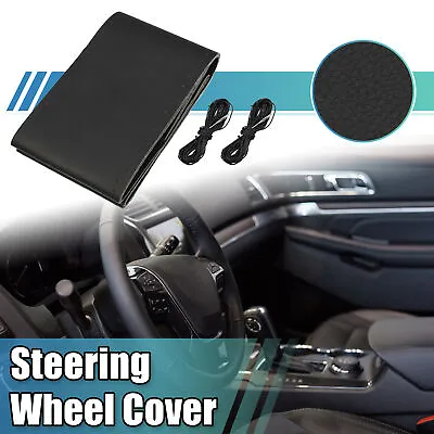 Auto Steering Wheel Cover Stitch With Needle And Thread Fit 43.8-45.8cm Dia • £15.99