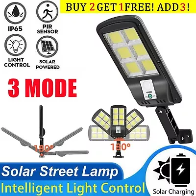 100000000LM LED Solar Motion Sensor Light Bright Garden Outdoor Street Wall Lamp • $11.59