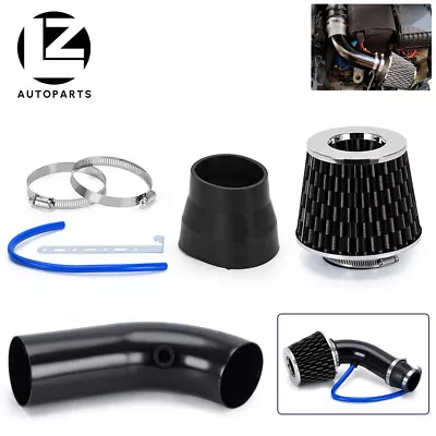 3  Car Cold Air Intake Filter Induction Kit Aluminum Pipe Power Flow Hose System • $28.99