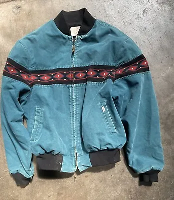 $220 • Buy Vintage Teal Aztec Southwest Carhartt XL