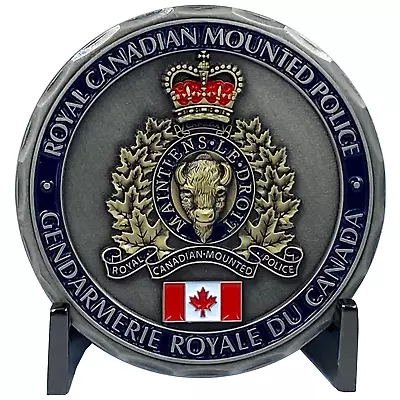 DL3-05 Royal Canadian Mounted Police Canada Thin Blue Line RCMP Challenge Coin • $19.99