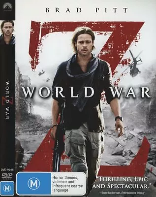 World War Z DVD (Region 4) Brad Pitt • $7.16