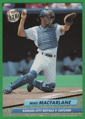 Mike Macfarlane - 1992 Fleer Ultra #73 - Kansas City Royals Baseball Card • $1.25